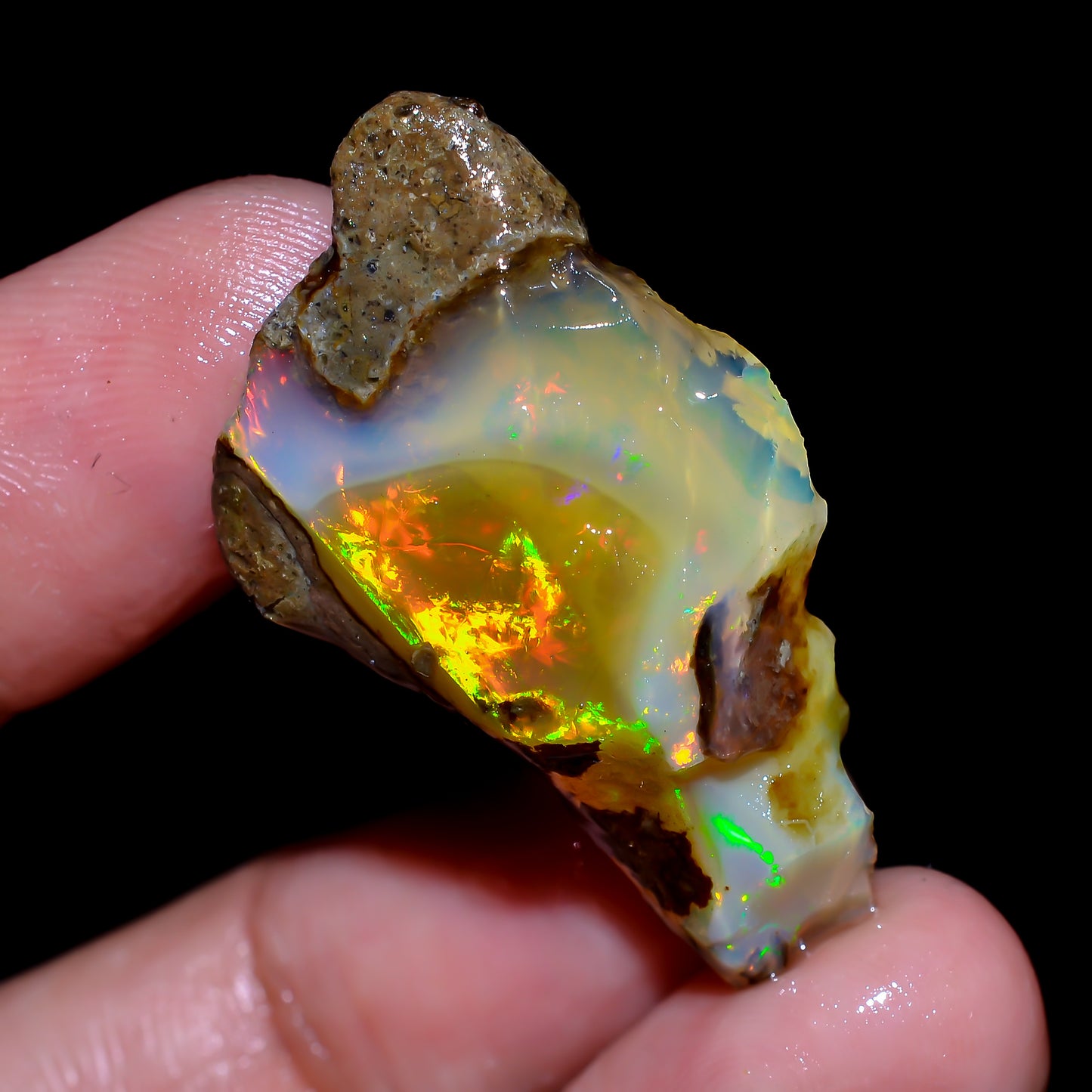 Opal Rough Specimen 24.5 Carat (4.9g) | 100% Natural Ethiopian Opal Raw