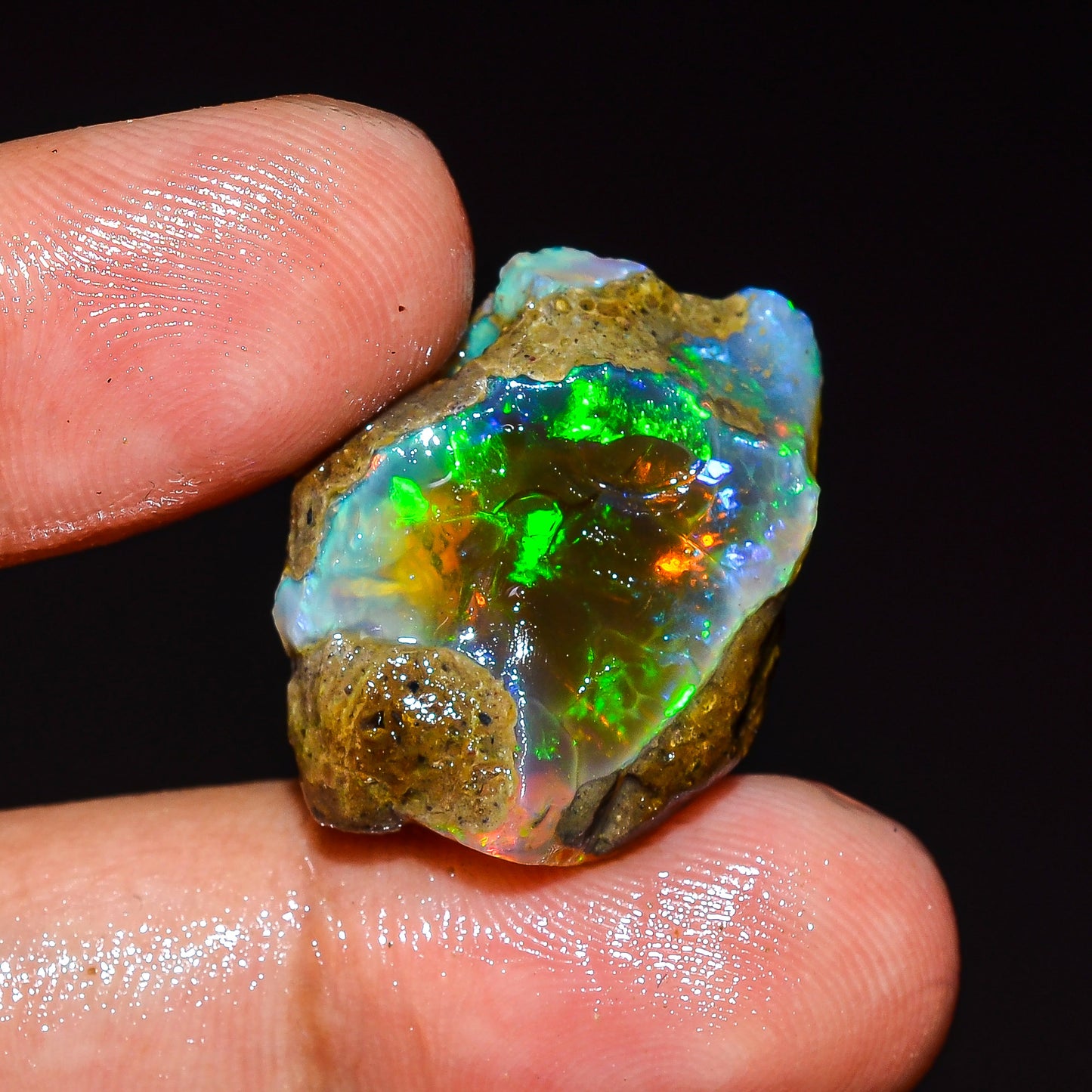 Opal Rough Specimen 17.00 Carat (3.4g) | 100% Natural Ethiopian Opal Raw