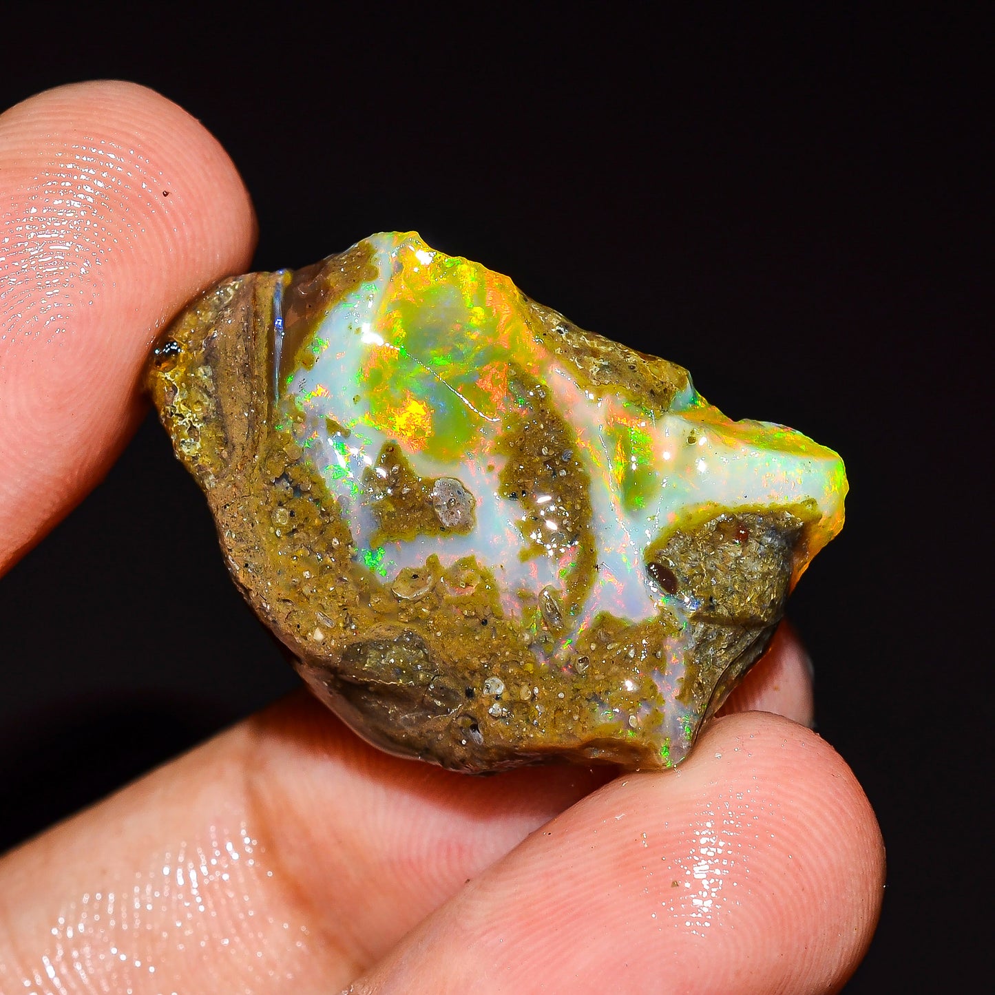 Opal Rough Specimen 24.00 Carat (4.8g) | 100% Natural Ethiopian Opal Raw
