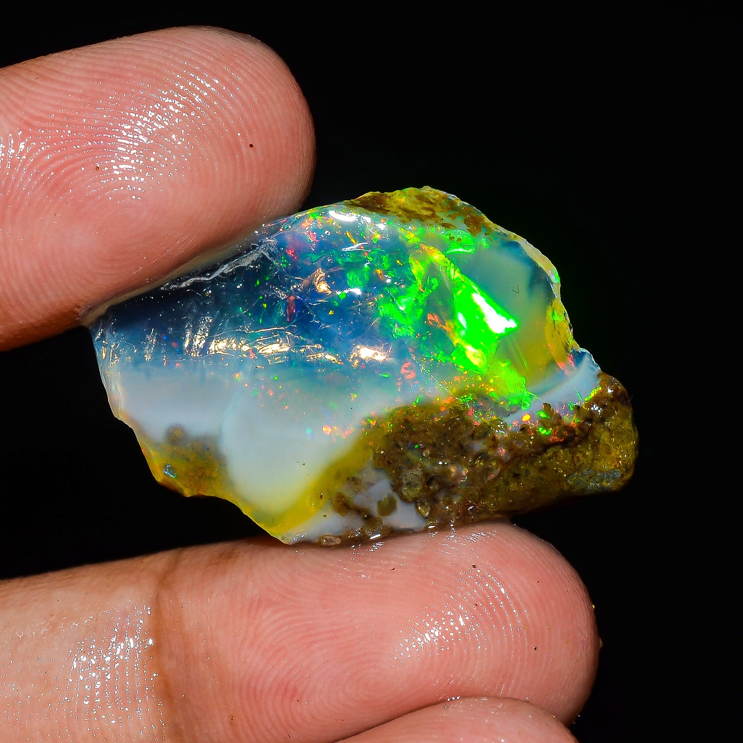 Opal Rough Specimen 16.00 Carat (3.2g) | 100% Natural Ethiopian Opal Raw
