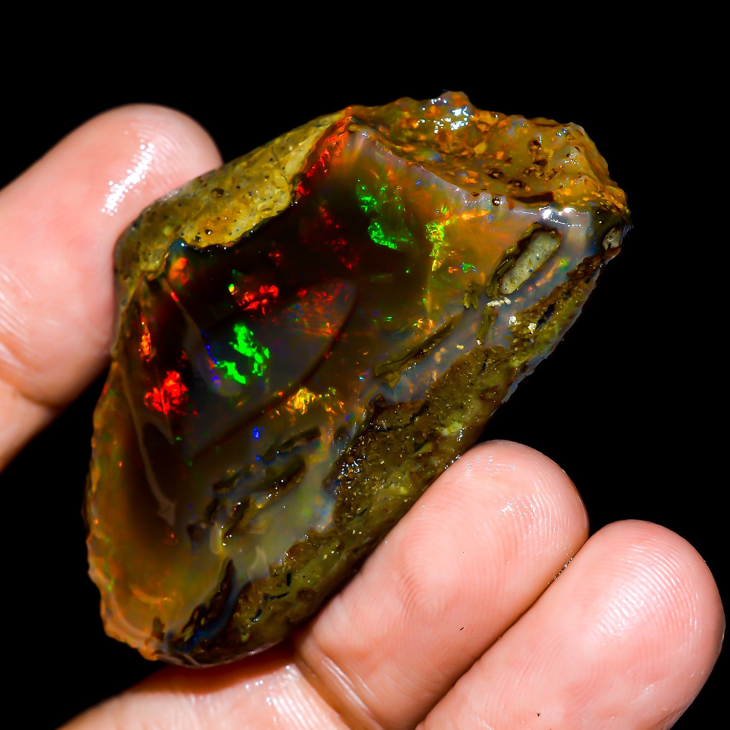 Opal Rough Specimen 77.00 Carats (15.4g) | 100% Natural Ethiopian Opal Raw