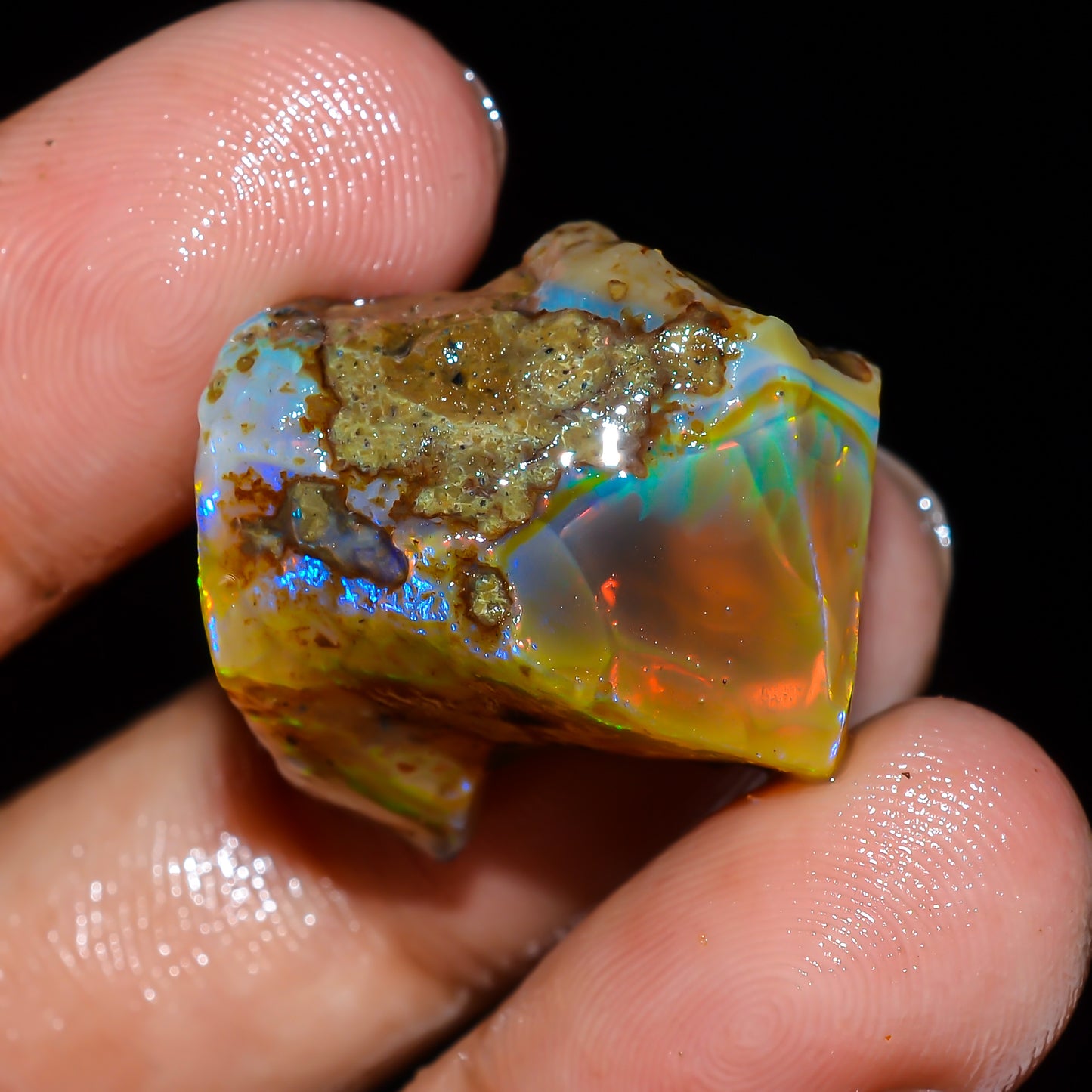 Opal Rough Specimen 28.00 Carat (5.6g) | 100% Natural Ethiopian Opal Raw