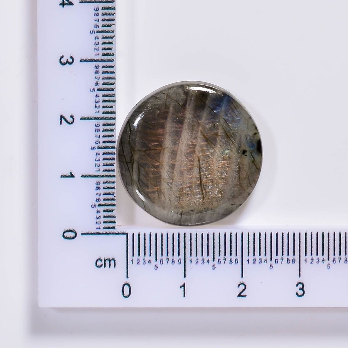 Natural Labradorite Oval Shape Cabochon Loose Gemstone 29 Ct. 28X19X6 mm TJC-69