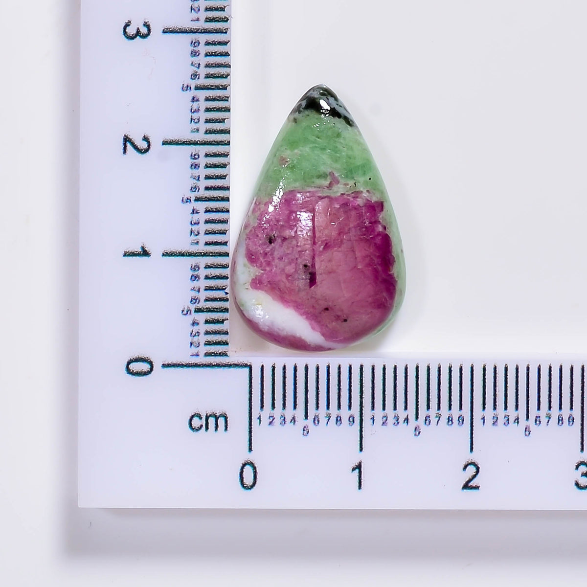 Natural Ruby in Zoisite Oval Shape Cabochon Loose Gemstone 55 Ct. 35X22X5 mm TJC-88