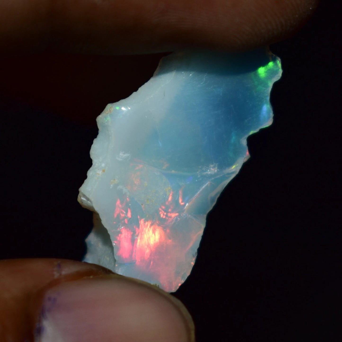 Dry Opal Rough 8.15 Carat Natural Ethiopian Welo Opal Raw Fire Opal Gemstone