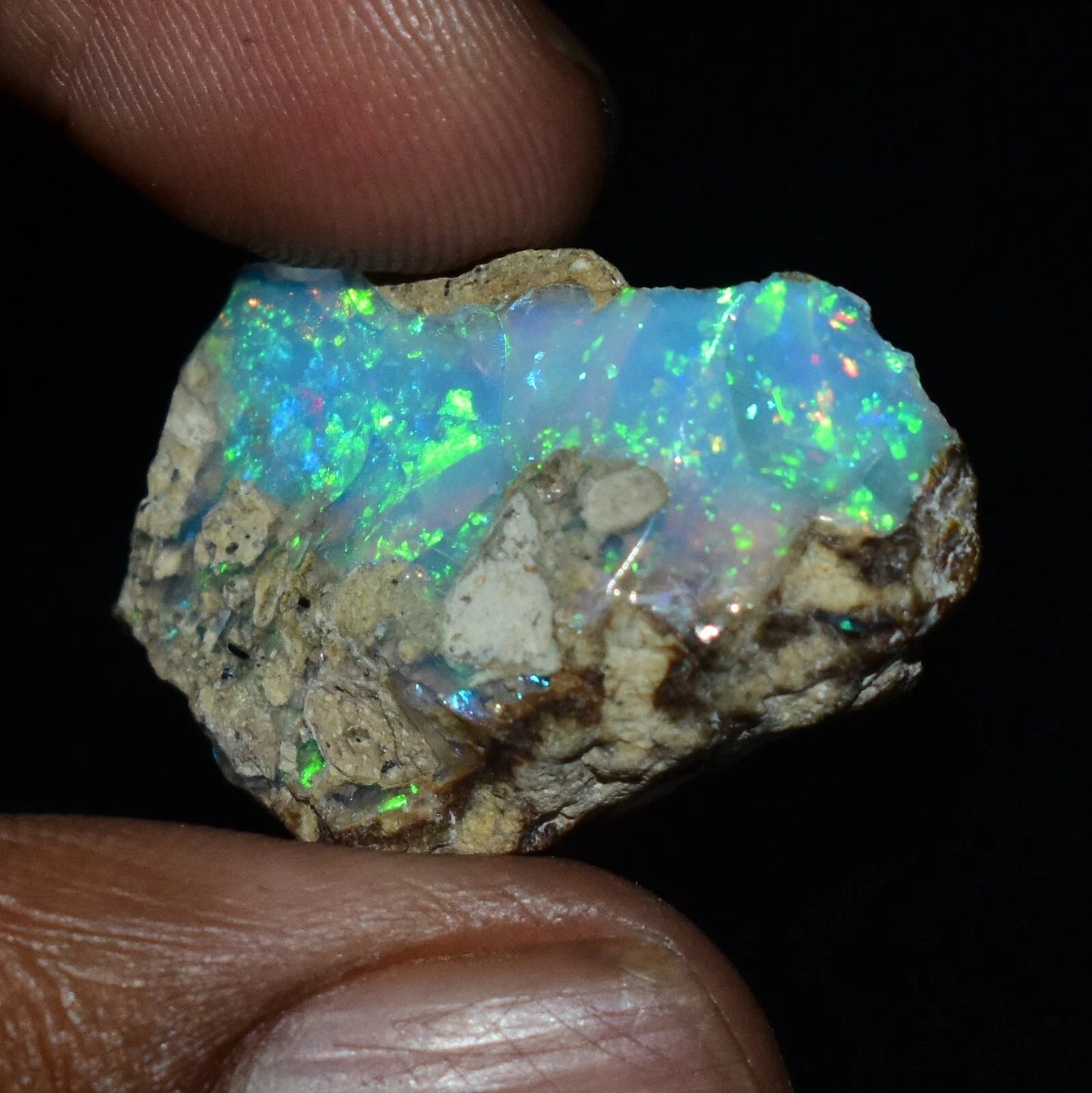 Natural White Opal Rough 12.25 CTS, Ethiopian Welo Opal Raw Gemstone For Jewelry