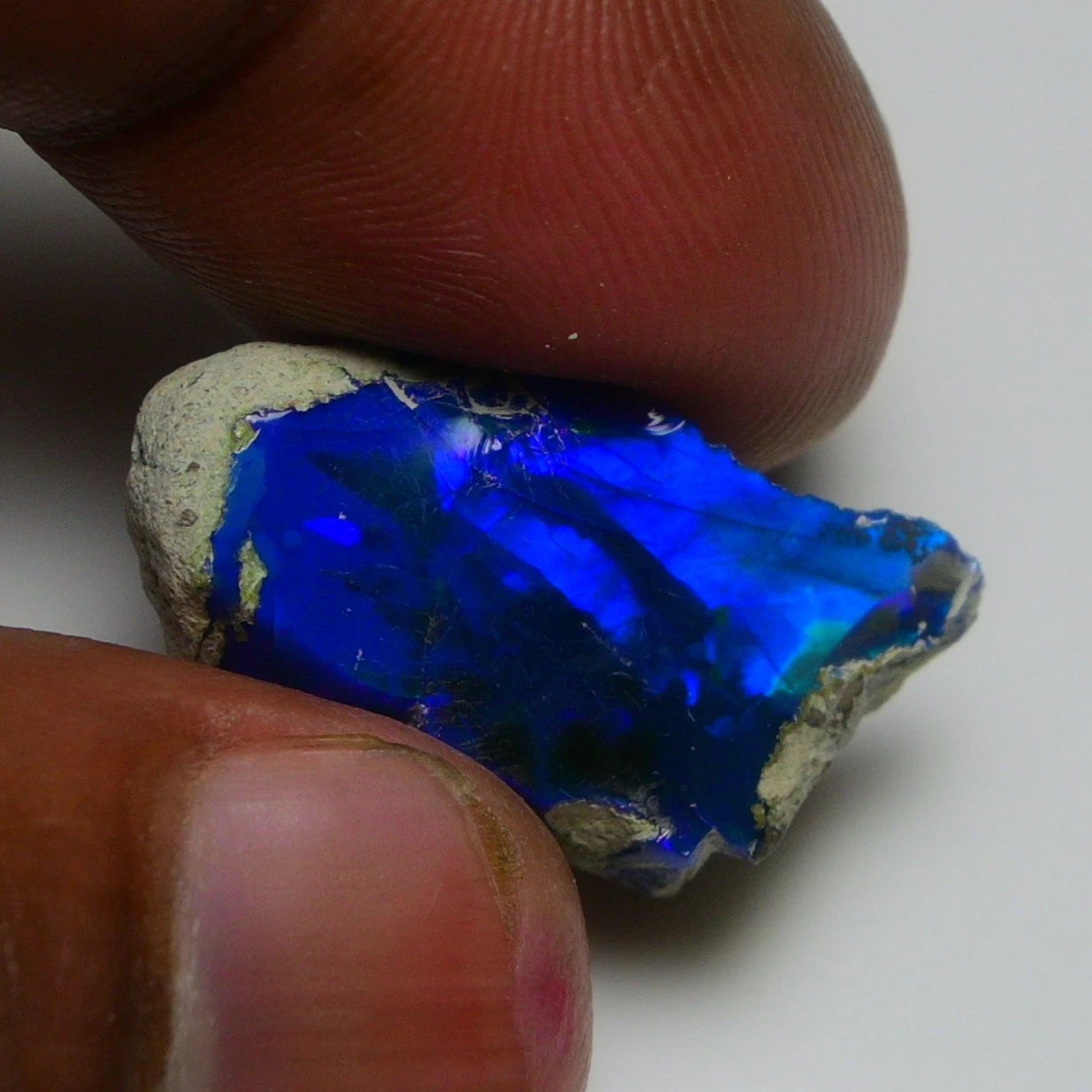 Smooth Black Opal Rough 11 Cts, Natural Ethiopian Welo Opal Raw, Jewelry Grade