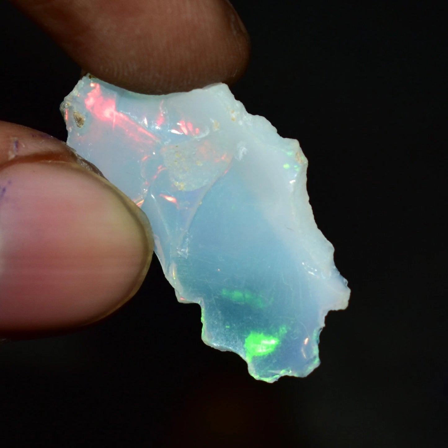 Dry Opal Rough 8.15 Carat Natural Ethiopian Welo Opal Raw Fire Opal Gemstone