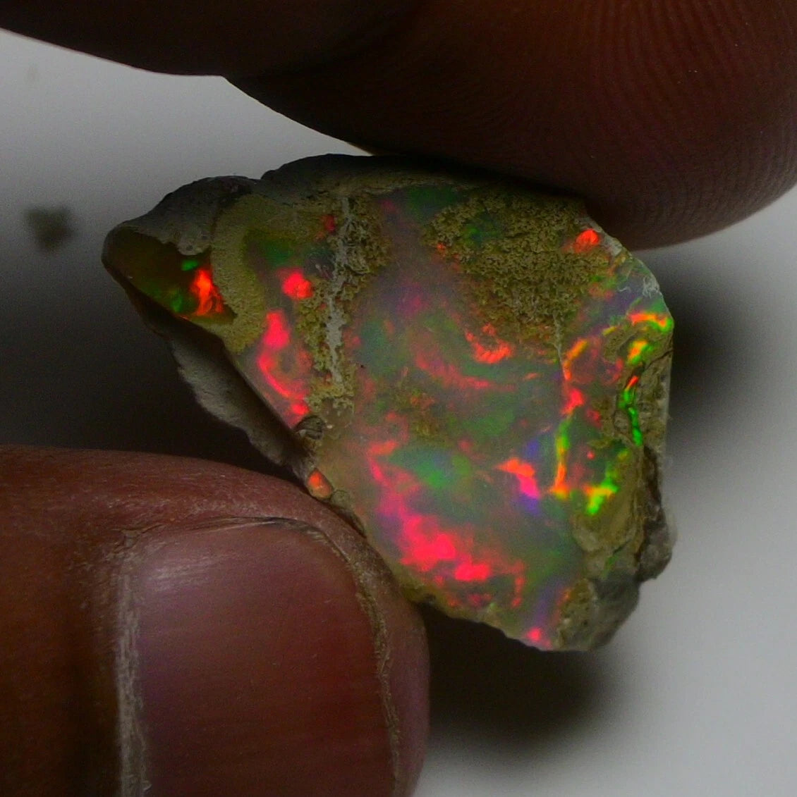 Natural White Opal Rough 10.00 CTS, Ethiopian Welo Opal Raw Gemstone For Jewelry