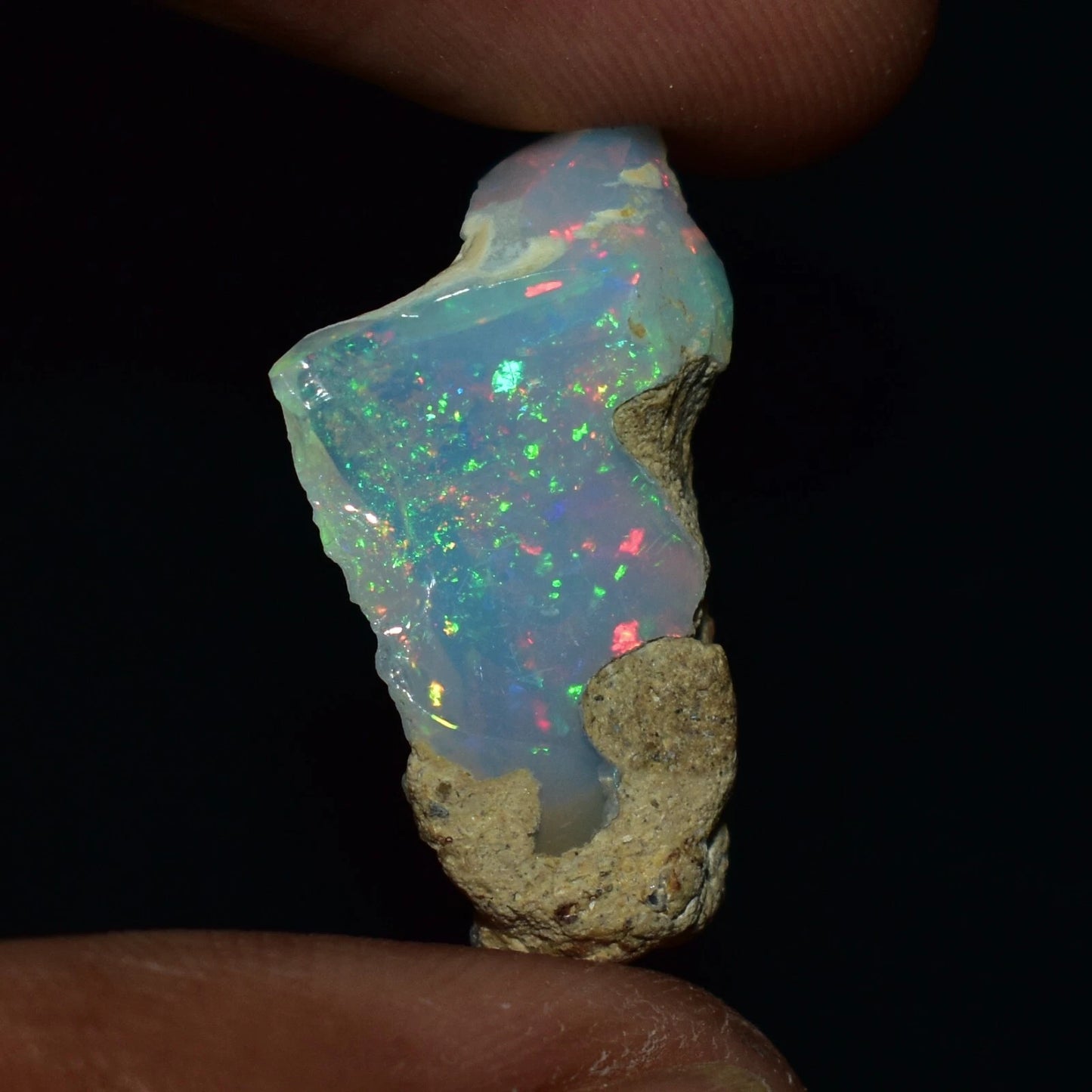 Natural White Opal Rough 8.80 CTs, Ethiopian Welo Opal Raw Gemstone For Jewelry