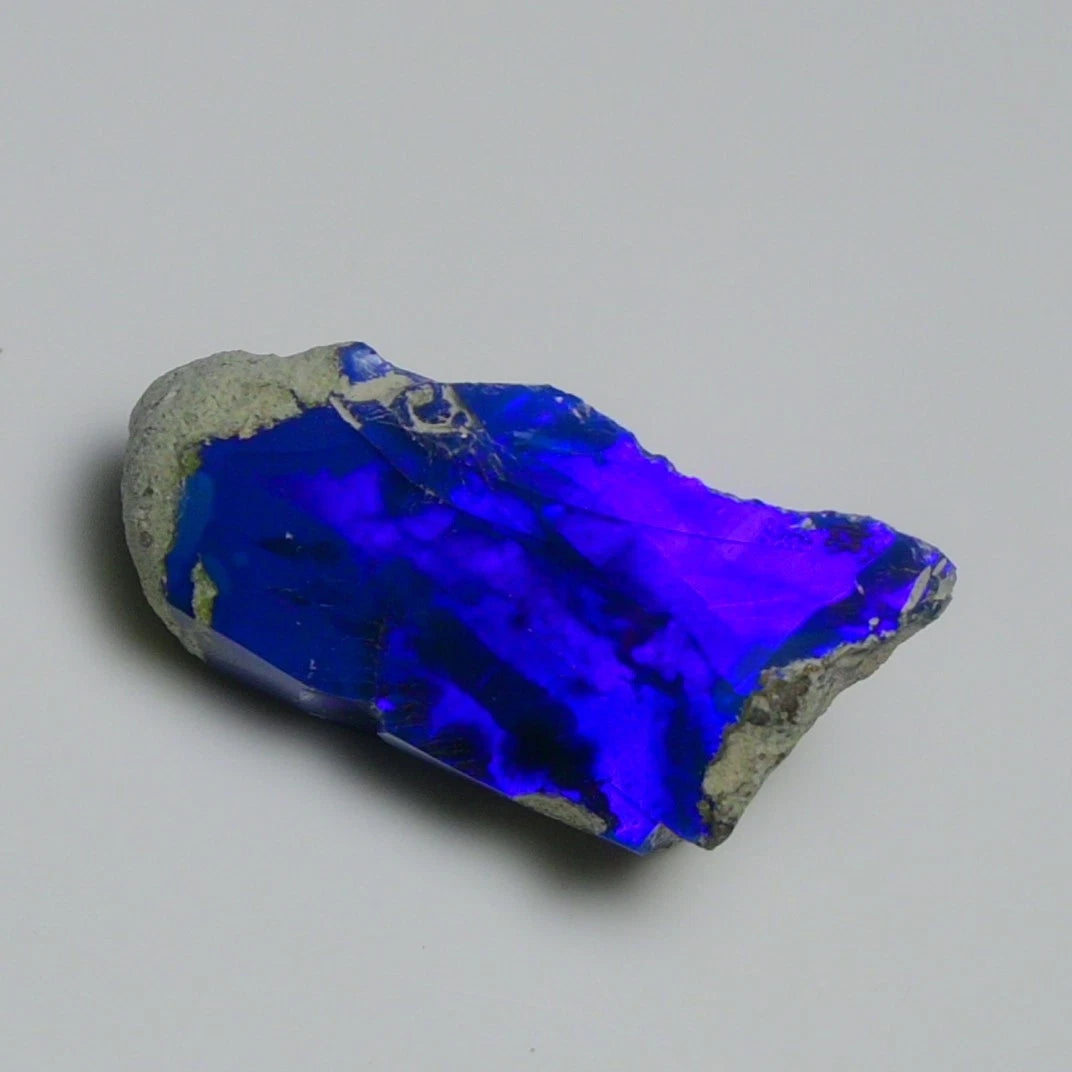 Smooth Black Opal Rough 11 Cts, Natural Ethiopian Welo Opal Raw, Jewelry Grade