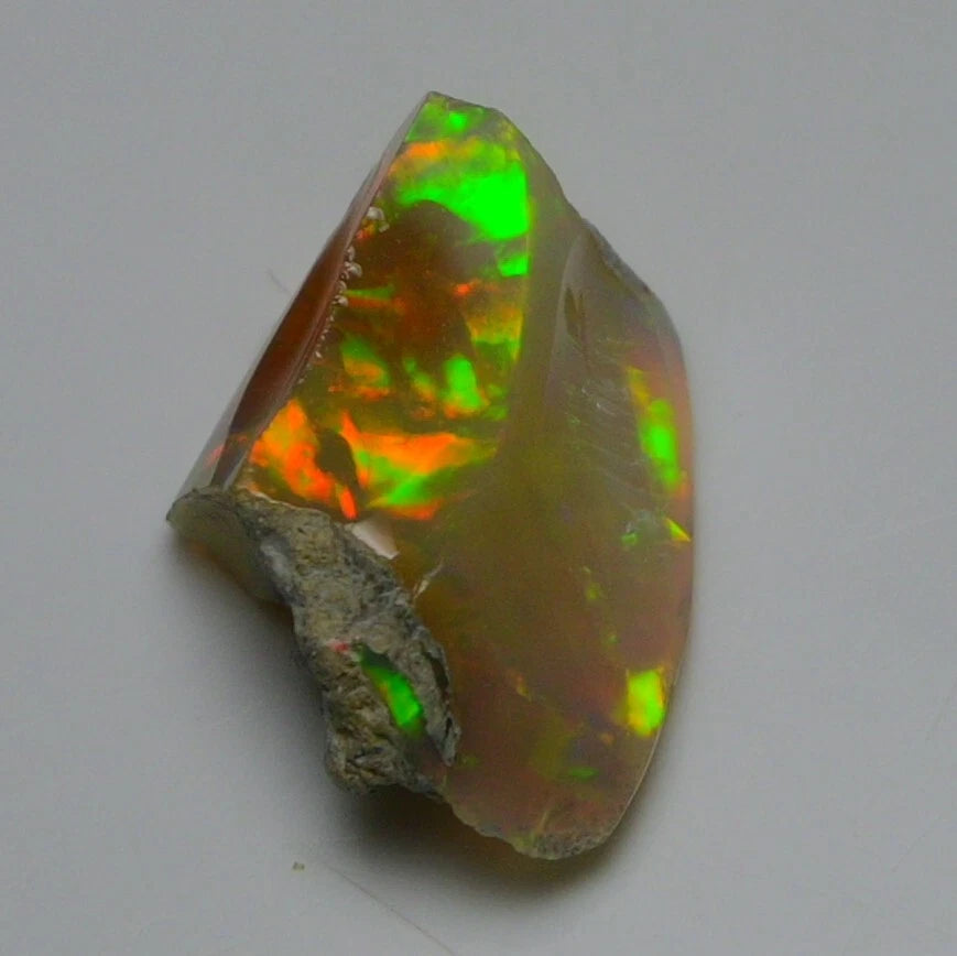 Natural White Opal Rough 10.65 CTS, Ethiopian Welo Opal Raw Gemstone For Jewelry