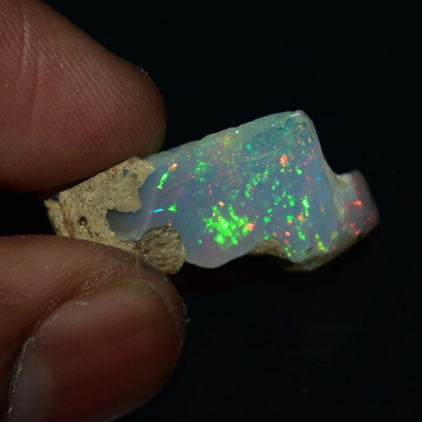 Natural White Opal Rough 8.80 CTs, Ethiopian Welo Opal Raw Gemstone For Jewelry