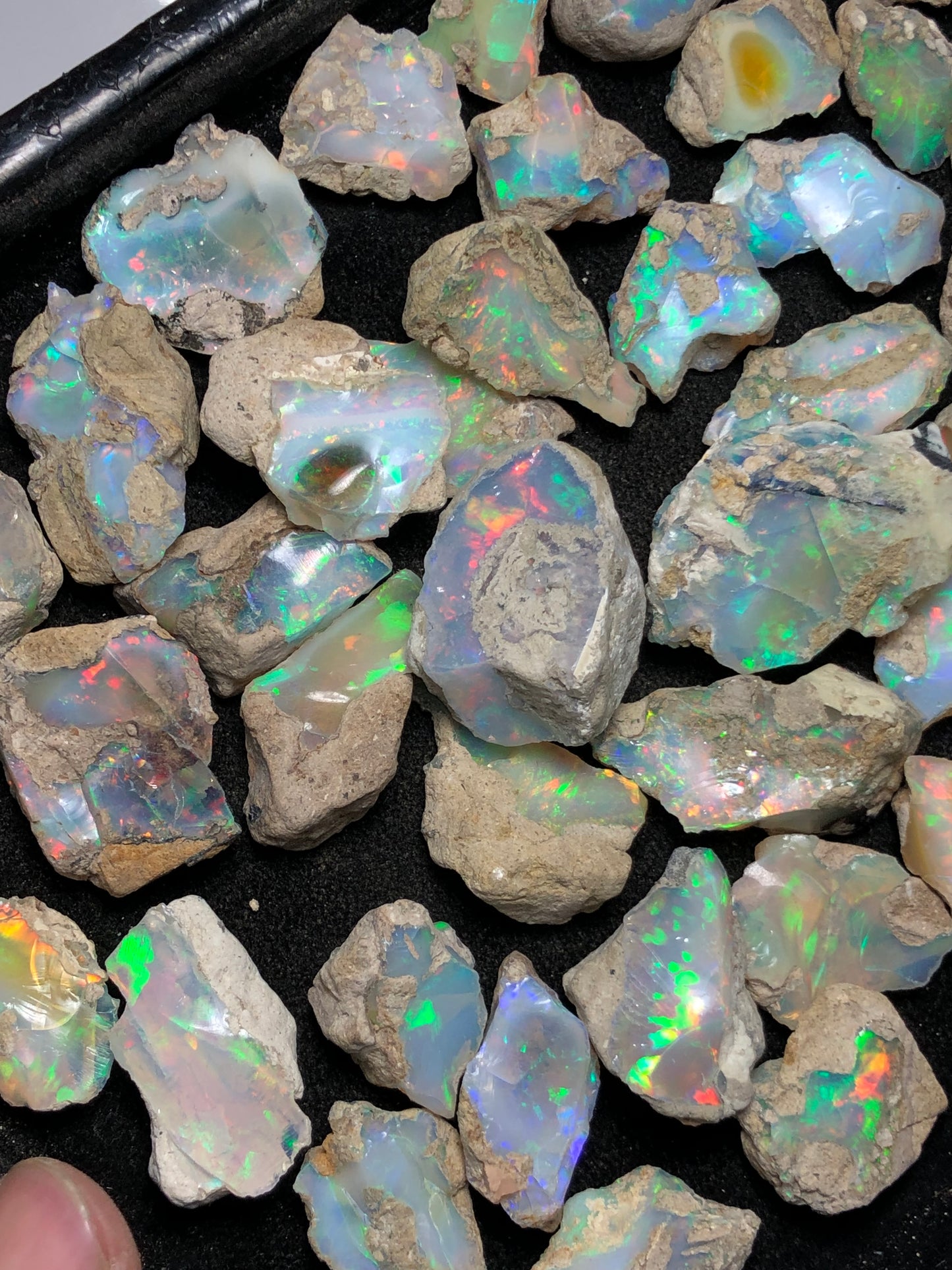 500 Carat Ethiopian Welo Opal Rough Parcel – Suitable for Cutting & Jewelry | Natural Multi-Fire Opal