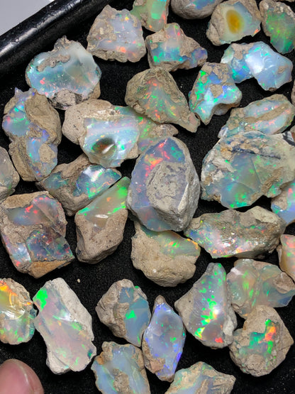 500 Carat Ethiopian Welo Opal Rough Parcel – Suitable for Cutting & Jewelry | Natural Multi-Fire Opal