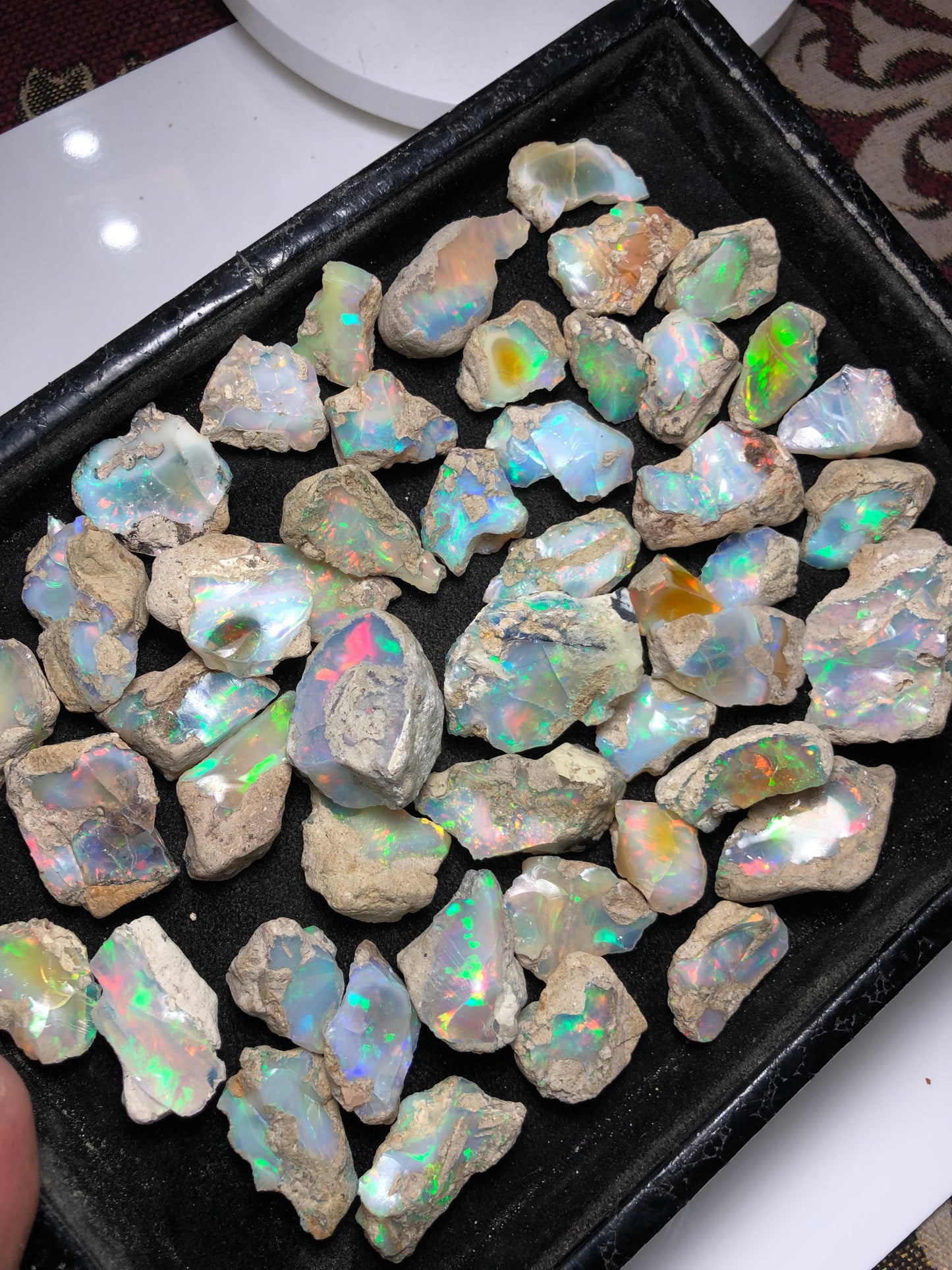 500 Carat Ethiopian Welo Opal Rough Parcel – Suitable for Cutting & Jewelry | Natural Multi-Fire Opal