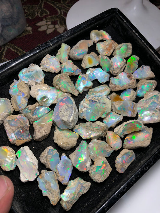 500 Carat Ethiopian Welo Opal Rough Parcel – Suitable for Cutting & Jewelry | Natural Multi-Fire Opal