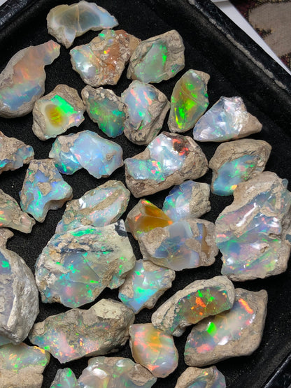 500 Carat Ethiopian Welo Opal Rough Parcel – Suitable for Cutting & Jewelry | Natural Multi-Fire Opal