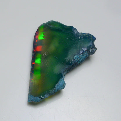 Rare Black Opal 24.65 Carats | Natural Black Ethiopian Opal Rough - Ready for Cutting & Jewelry!