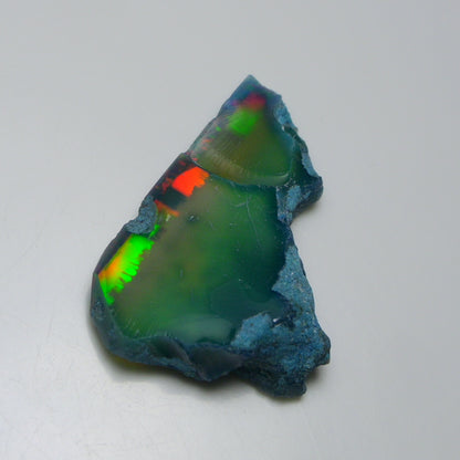 Rare Black Opal 24.65 Carats | Natural Black Ethiopian Opal Rough - Ready for Cutting & Jewelry!