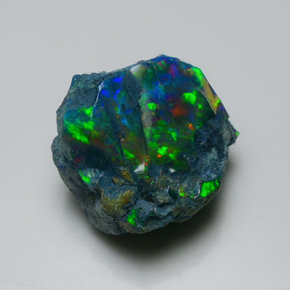 Rare Black Opal 16.45 Carats | Natural Black Ethiopian Opal Rough - Ready for Cutting & Jewelry!