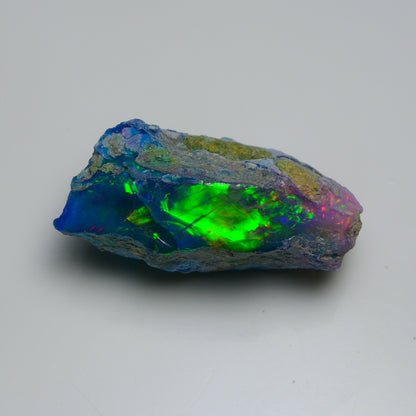 Very Rare Bi-Color Opal Rough 53.90 Cts Natural Ethiopian Opal Raw Jewelry Grade