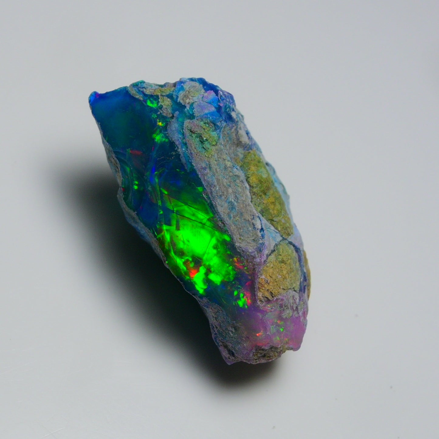 Very Rare Bi-Color Opal Rough 53.90 Cts Natural Ethiopian Opal Raw Jewelry Grade