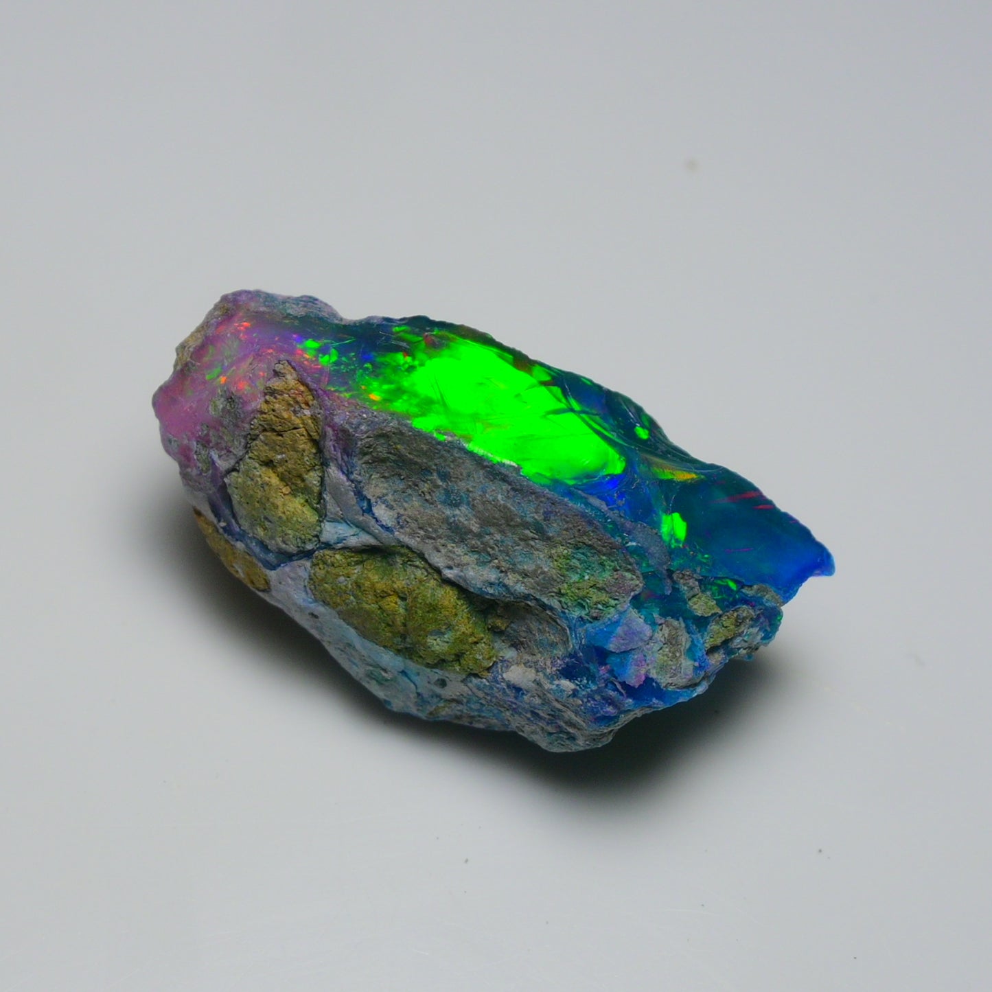 Very Rare Bi-Color Opal Rough 53.90 Cts Natural Ethiopian Opal Raw Jewelry Grade