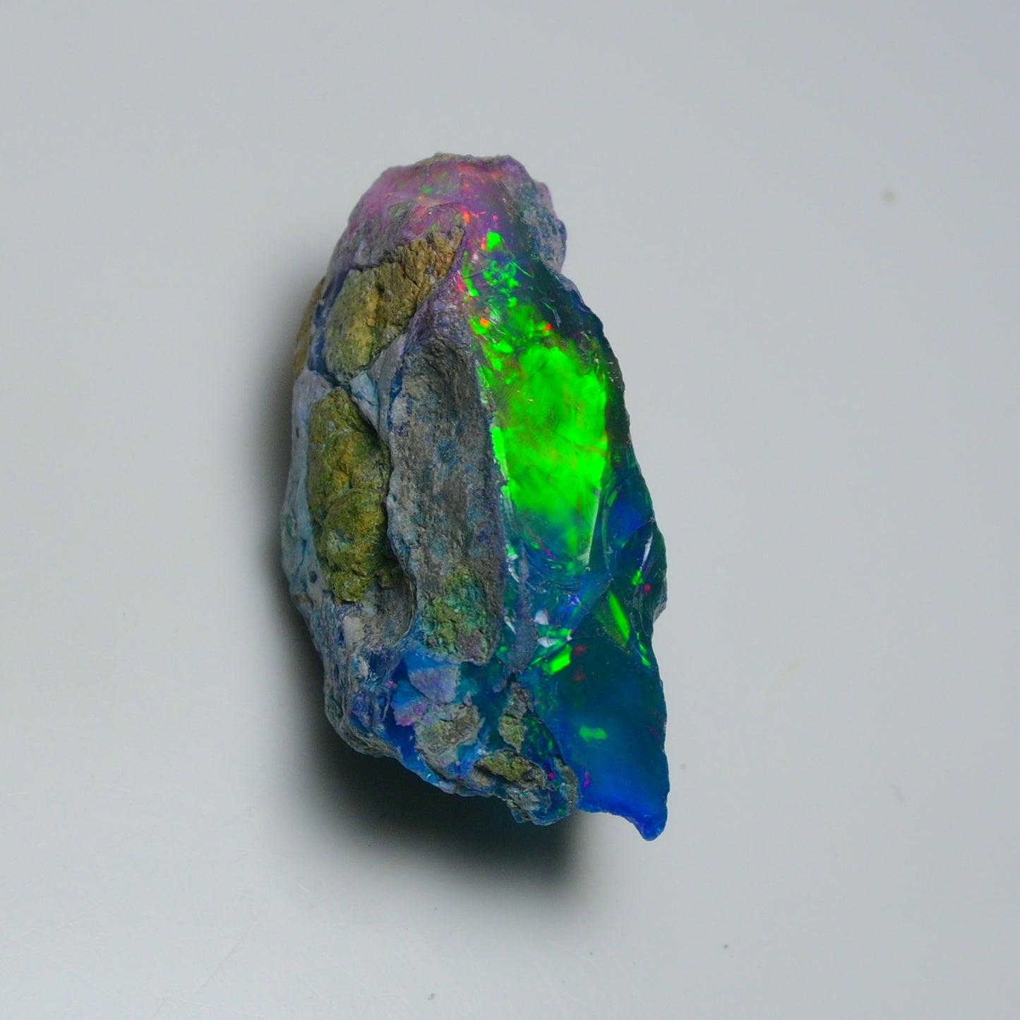 Very Rare Bi-Color Opal Rough 53.90 Cts Natural Ethiopian Opal Raw Jewelry Grade