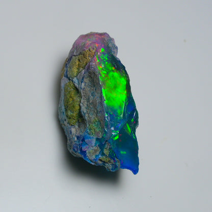 Very Rare Bi-Color Opal Rough 53.90 Cts Natural Ethiopian Opal Raw Jewelry Grade