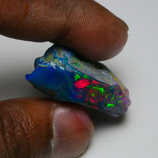 Very Rare Bi-Color Opal Rough 53.90 Cts Natural Ethiopian Opal Raw Jewelry Grade