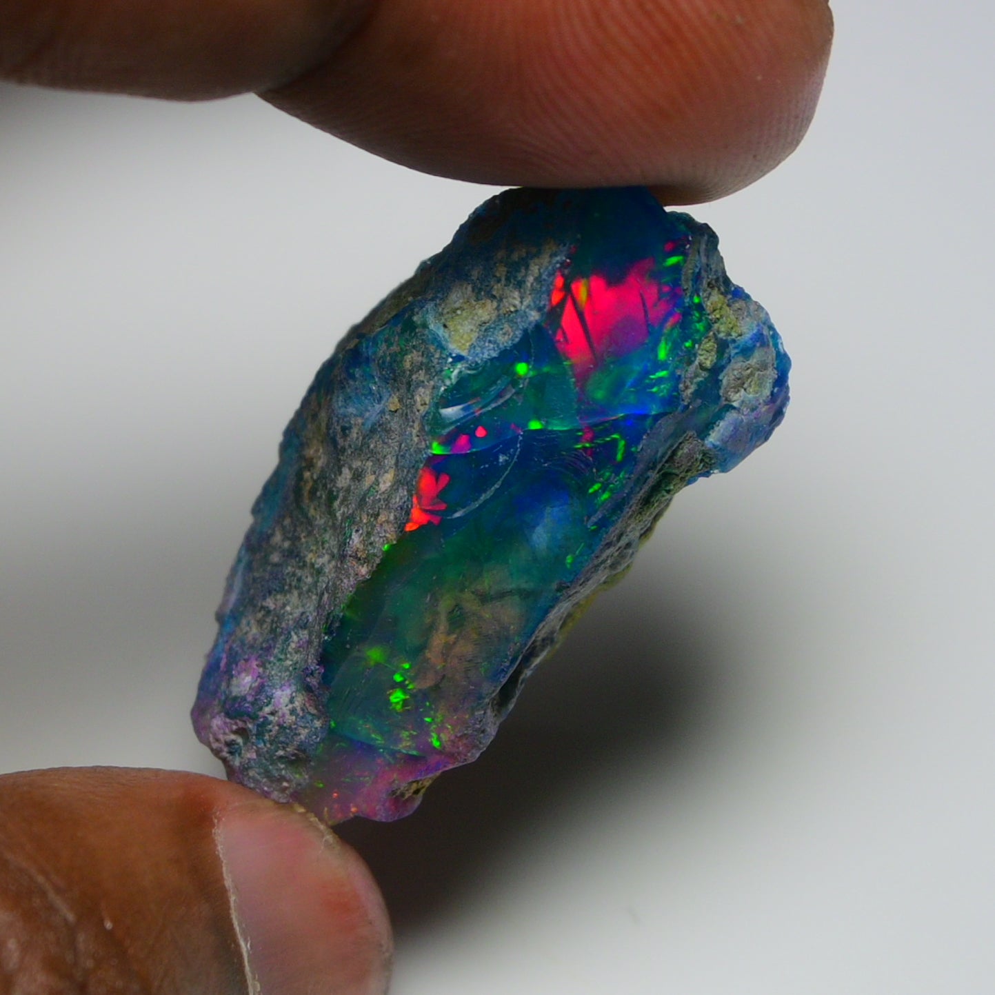 Very Rare Bi-Color Opal Rough 53.90 Cts Natural Ethiopian Opal Raw Jewelry Grade