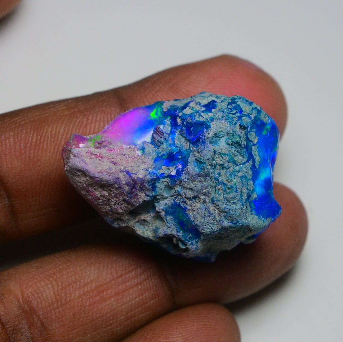 Very Rare Bi-Color Opal Rough 51.30 Cts Natural Ethiopian Opal Raw Jewelry Grade
