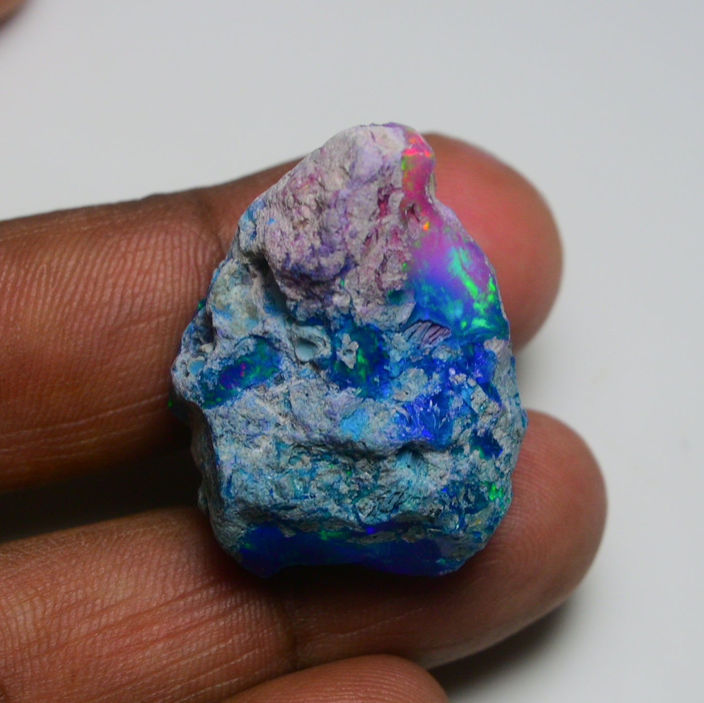 Very Rare Bi-Color Opal Rough 51.30 Cts Natural Ethiopian Opal Raw Jewelry Grade
