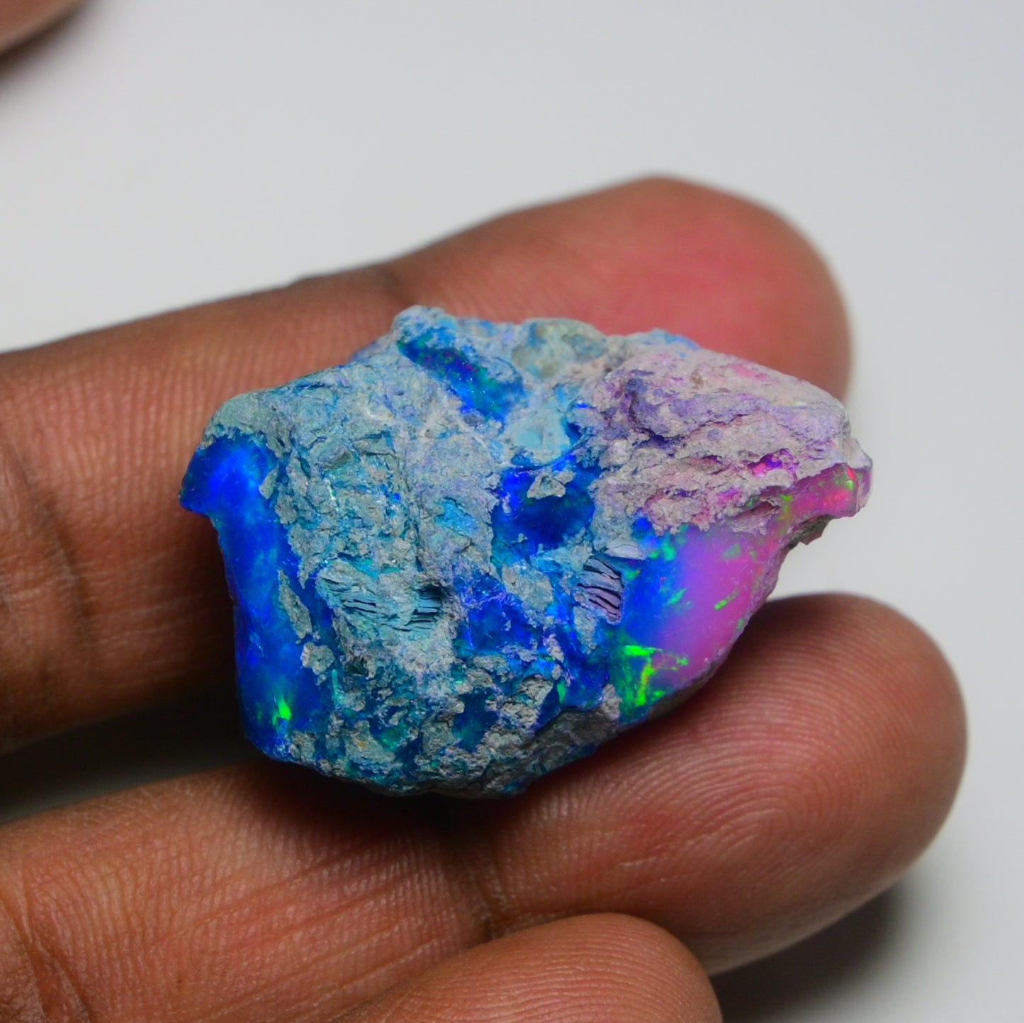 Very Rare Bi-Color Opal Rough 51.30 Cts Natural Ethiopian Opal Raw Jewelry Grade