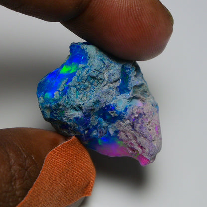 Very Rare Bi-Color Opal Rough 51.30 Cts Natural Ethiopian Opal Raw Jewelry Grade