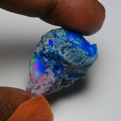 Very Rare Bi-Color Opal Rough 51.30 Cts Natural Ethiopian Opal Raw Jewelry Grade