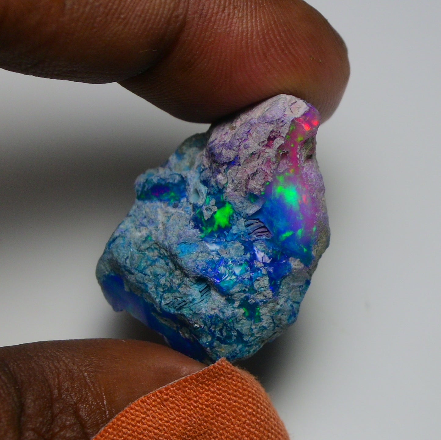 Very Rare Bi-Color Opal Rough 51.30 Cts Natural Ethiopian Opal Raw Jewelry Grade