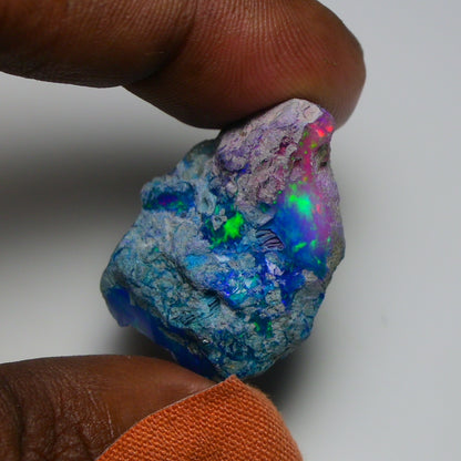 Very Rare Bi-Color Opal Rough 51.30 Cts Natural Ethiopian Opal Raw Jewelry Grade