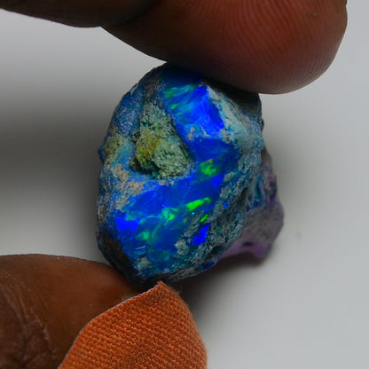 Very Rare Bi-Color Opal Rough 51.30 Cts Natural Ethiopian Opal Raw Jewelry Grade