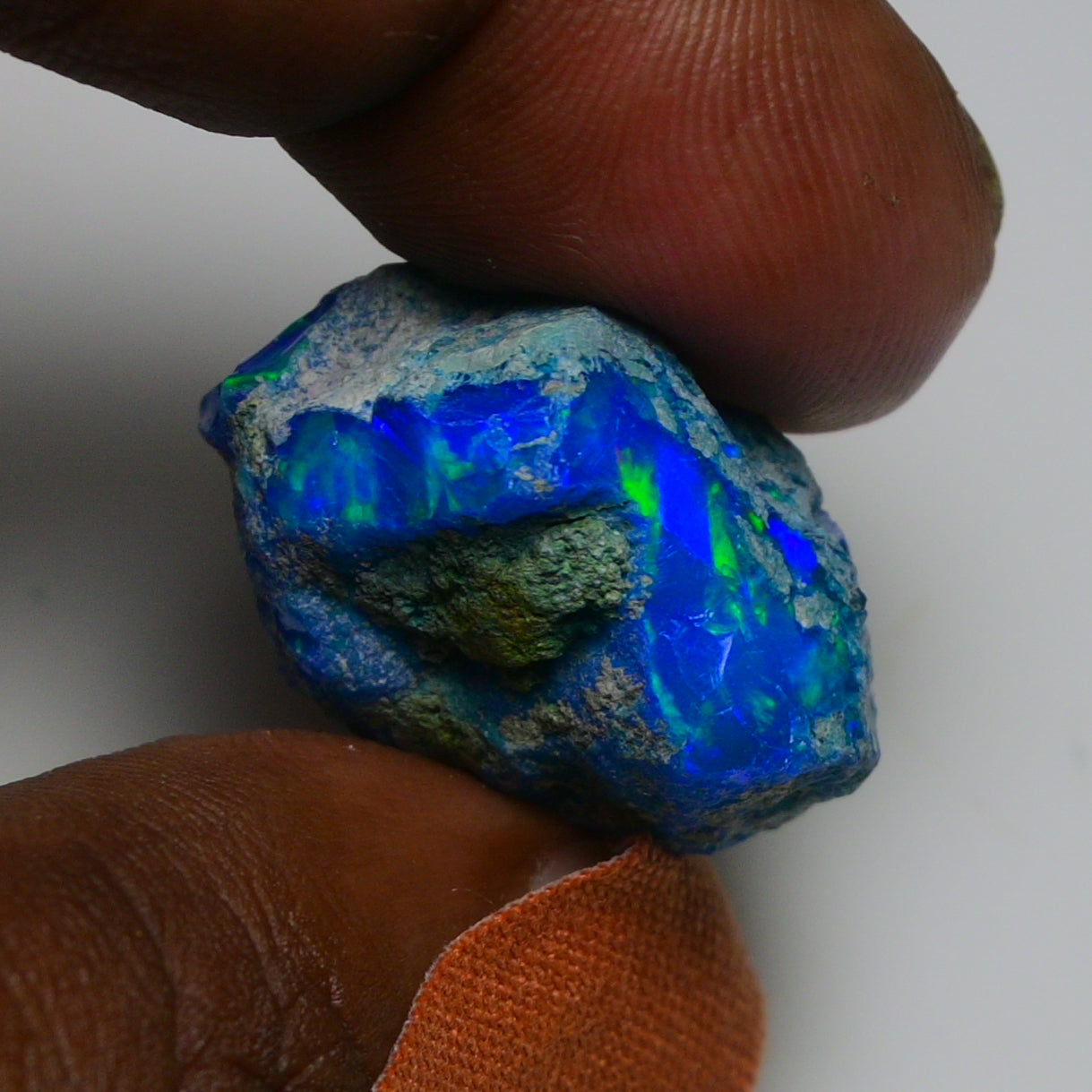 Very Rare Bi-Color Opal Rough 51.30 Cts Natural Ethiopian Opal Raw Jewelry Grade