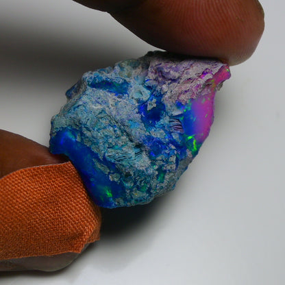 Very Rare Bi-Color Opal Rough 51.30 Cts Natural Ethiopian Opal Raw Jewelry Grade