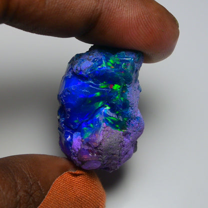 Very Rare Bi-Color Opal Rough 50.90 Cts Natural Ethiopian Opal Raw Jewelry Grade
