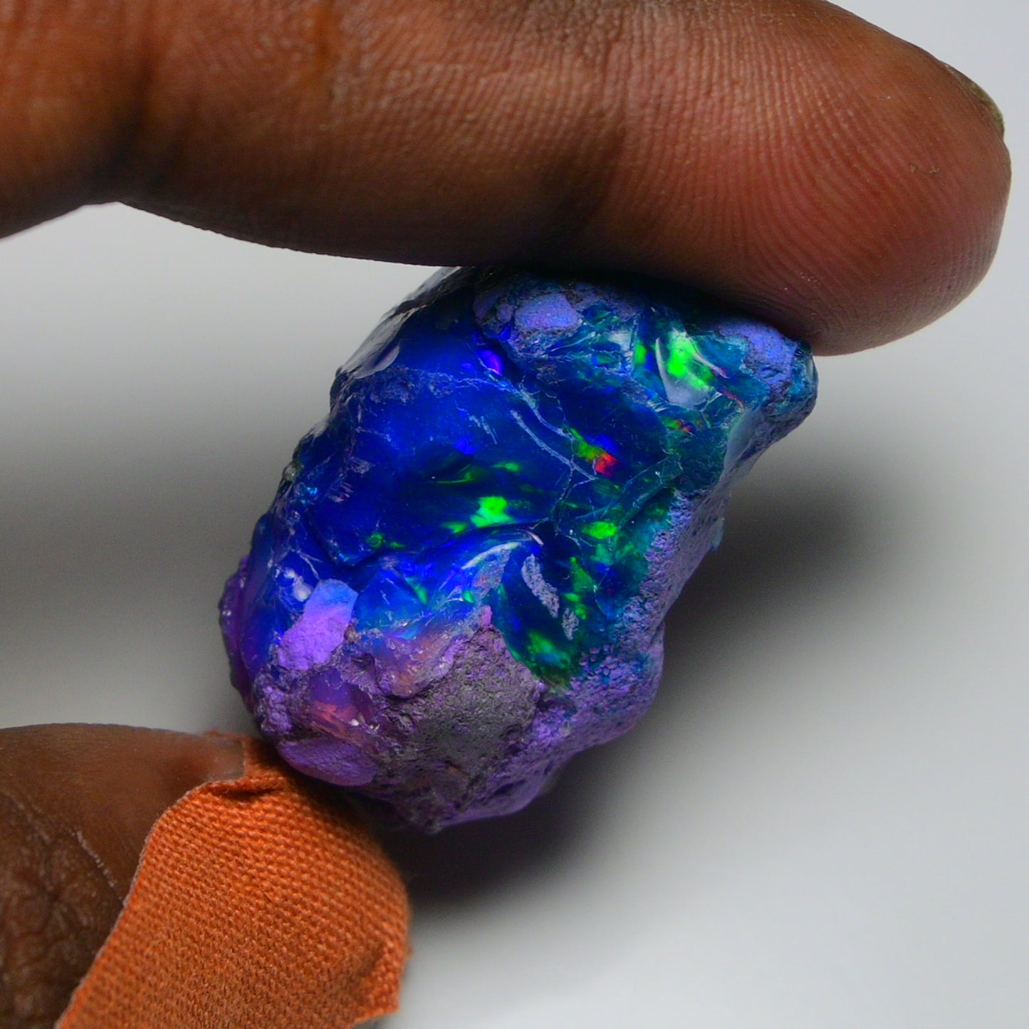 Very Rare Bi-Color Opal Rough 50.90 Cts Natural Ethiopian Opal Raw Jewelry Grade
