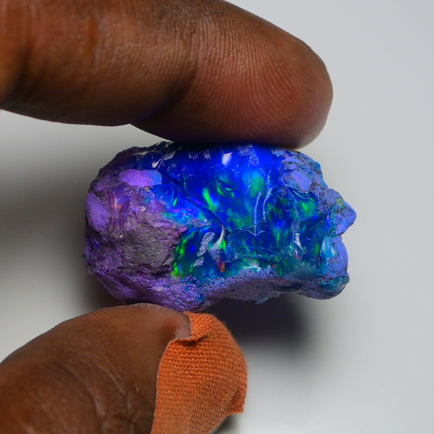 Very Rare Bi-Color Opal Rough 50.90 Cts Natural Ethiopian Opal Raw Jewelry Grade