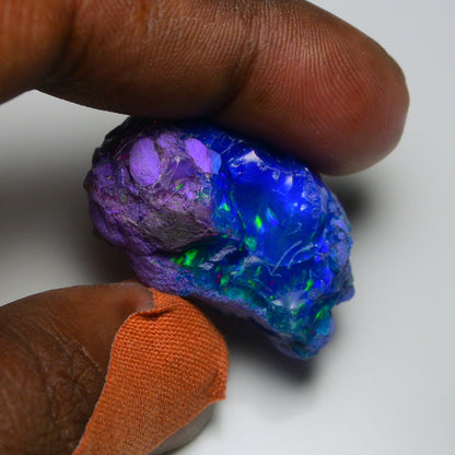 Very Rare Bi-Color Opal Rough 50.90 Cts Natural Ethiopian Opal Raw Jewelry Grade