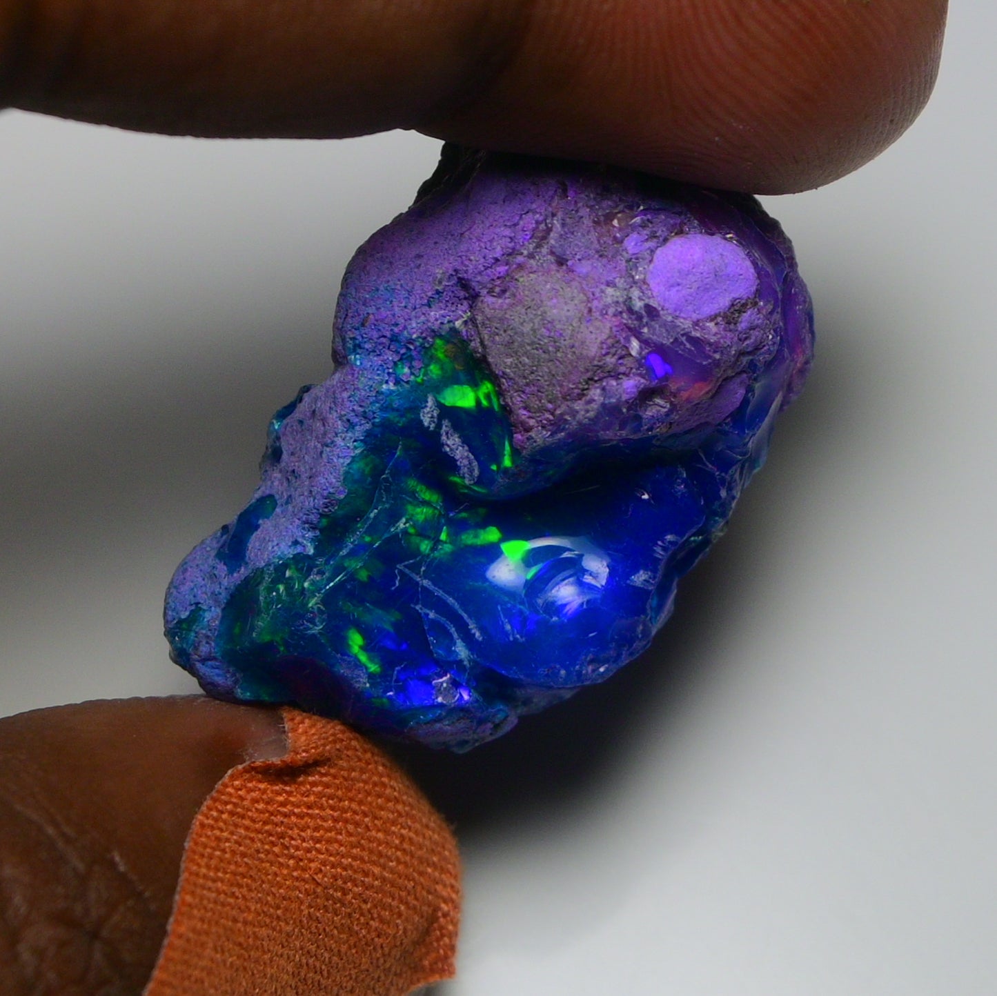 Very Rare Bi-Color Opal Rough 50.90 Cts Natural Ethiopian Opal Raw Jewelry Grade