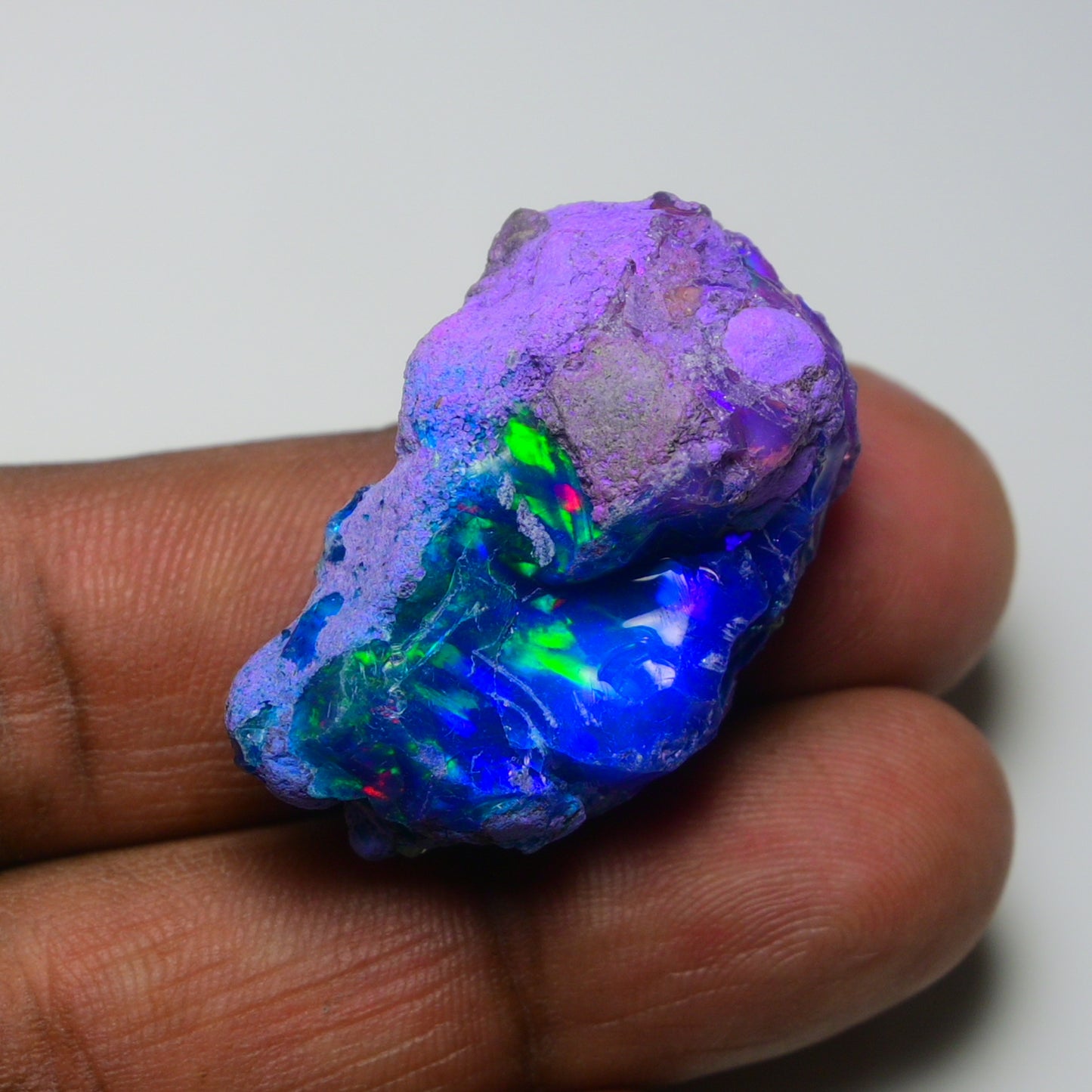 Very Rare Bi-Color Opal Rough 50.90 Cts Natural Ethiopian Opal Raw Jewelry Grade
