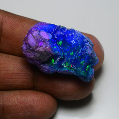 Very Rare Bi-Color Opal Rough 50.90 Cts Natural Ethiopian Opal Raw Jewelry Grade