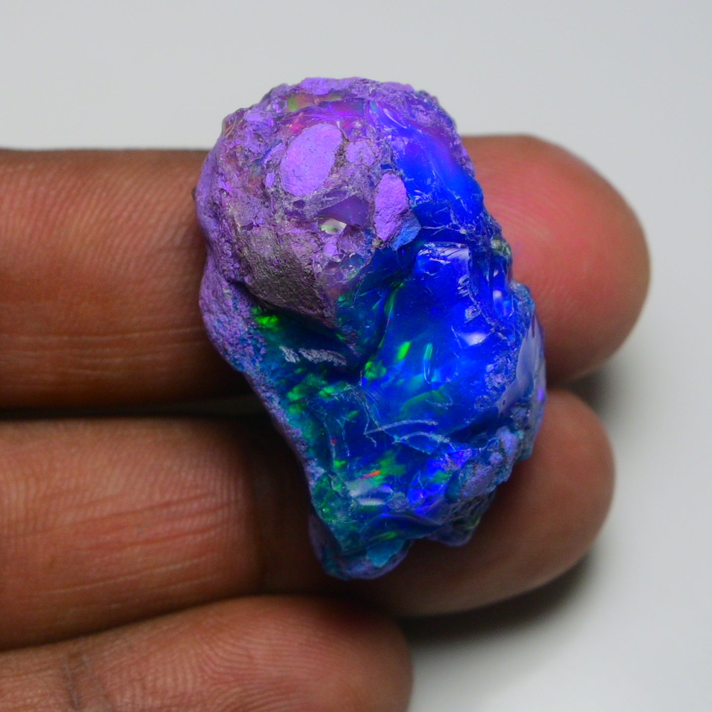 Very Rare Bi-Color Opal Rough 50.90 Cts Natural Ethiopian Opal Raw Jewelry Grade